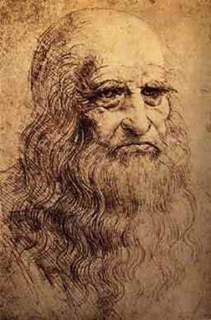 L'Arte del Disegno - Leonardo da Vinci - Testa virile di profilo